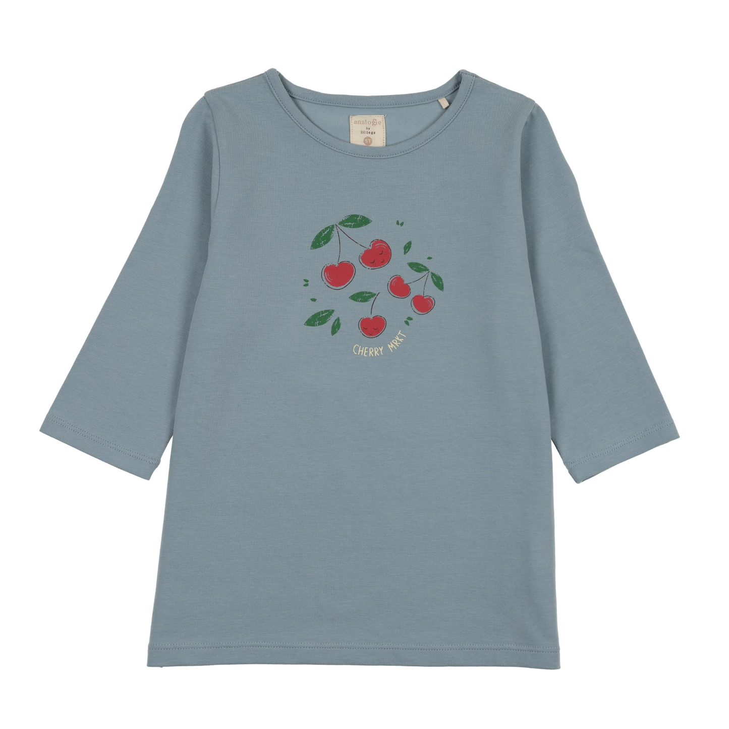 Analogie Blue Common Folk 3/4 Sleeve Tee