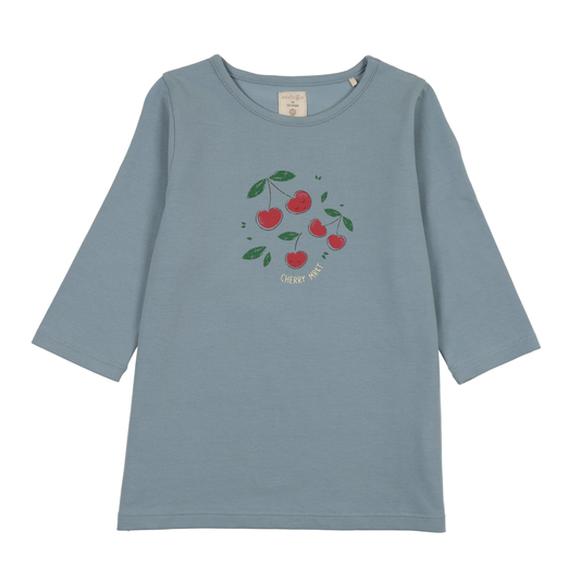 Analogie Blue Common Folk 3/4 Sleeve Tee