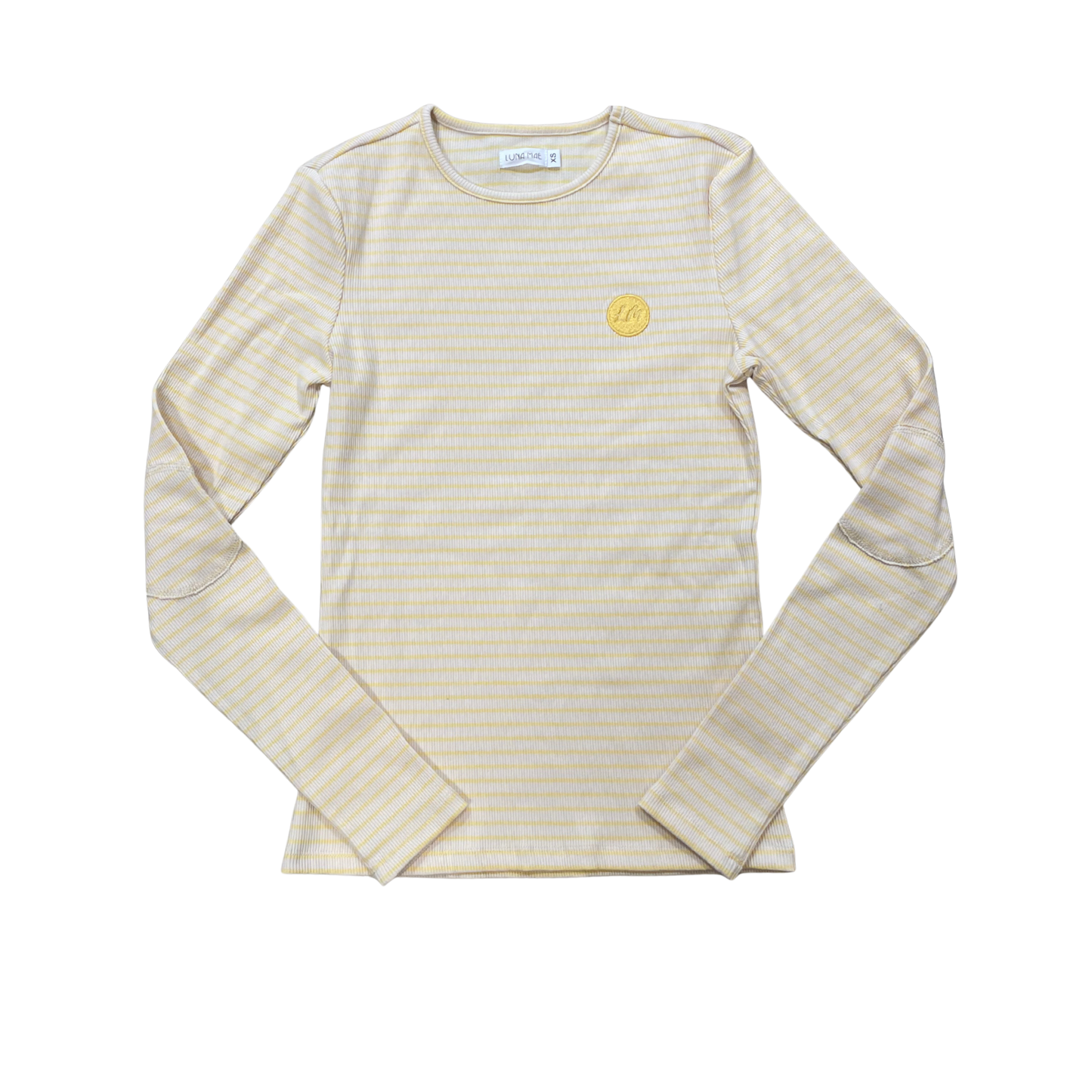 Luna Mae Yellow Oat Ella Long Sleeve Top