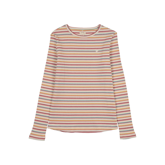 Lil Legs Double Multi Basic Stripe Tee