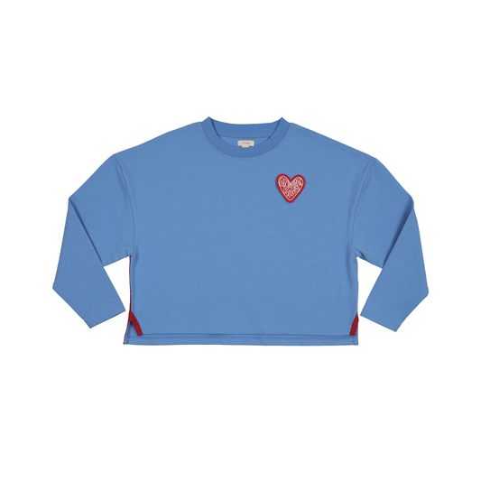 Lil Legs Fresh Blue Cropped Tee