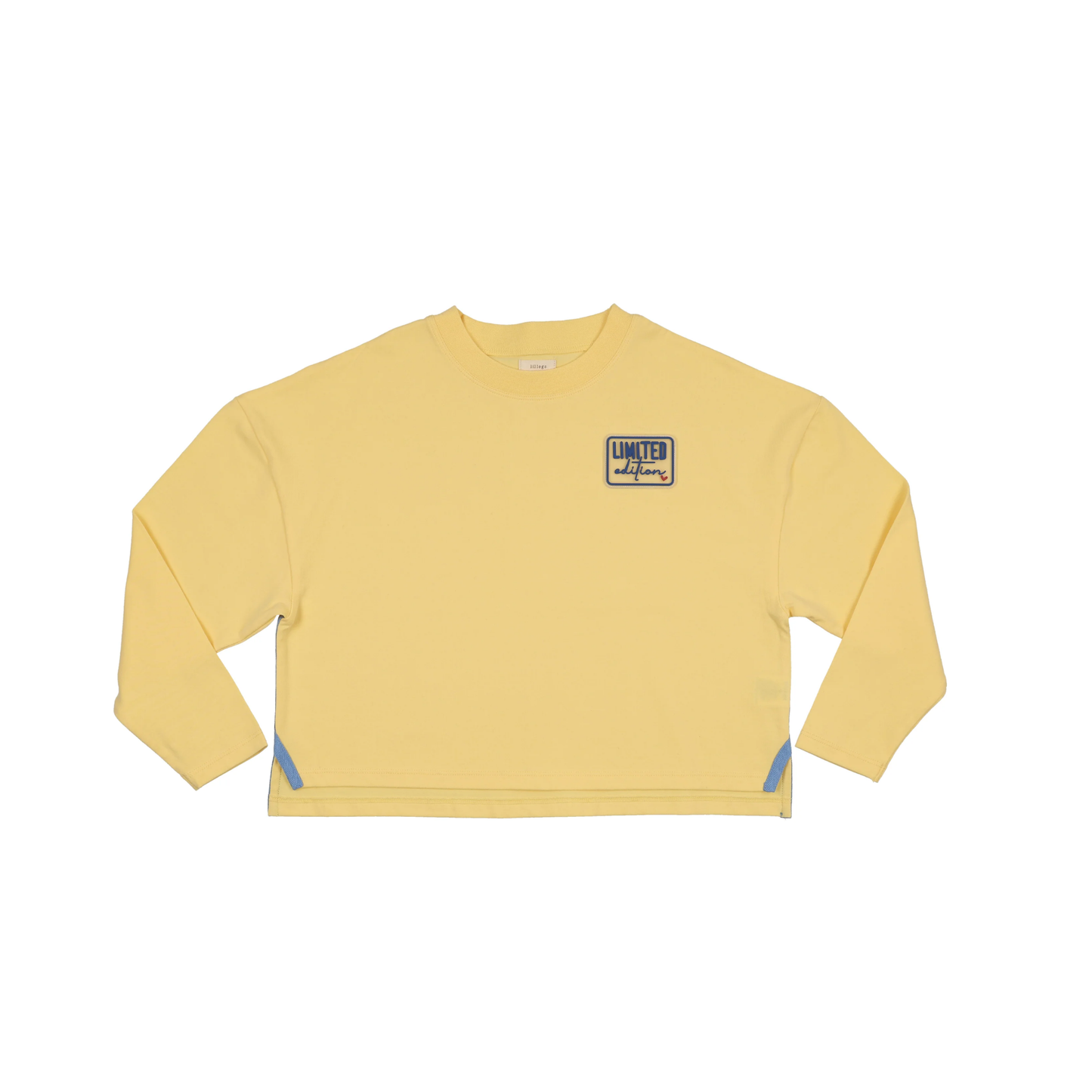 Lil Legs Yellow Cropped Tee