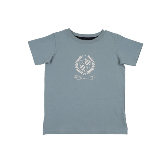 Lil Legs Sky Blue Emblem Tee