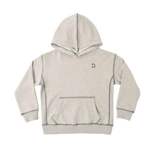 Rylee+Cru Oatmeal Coast Heathered Long Sleeve Hoodie