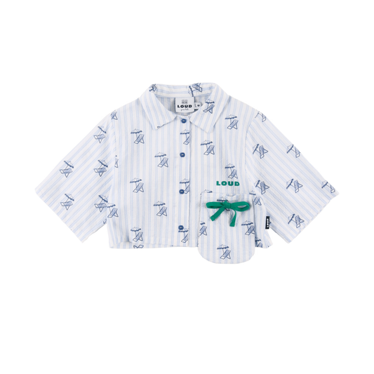 Loud Deckchair Aop Barca Cropped Top