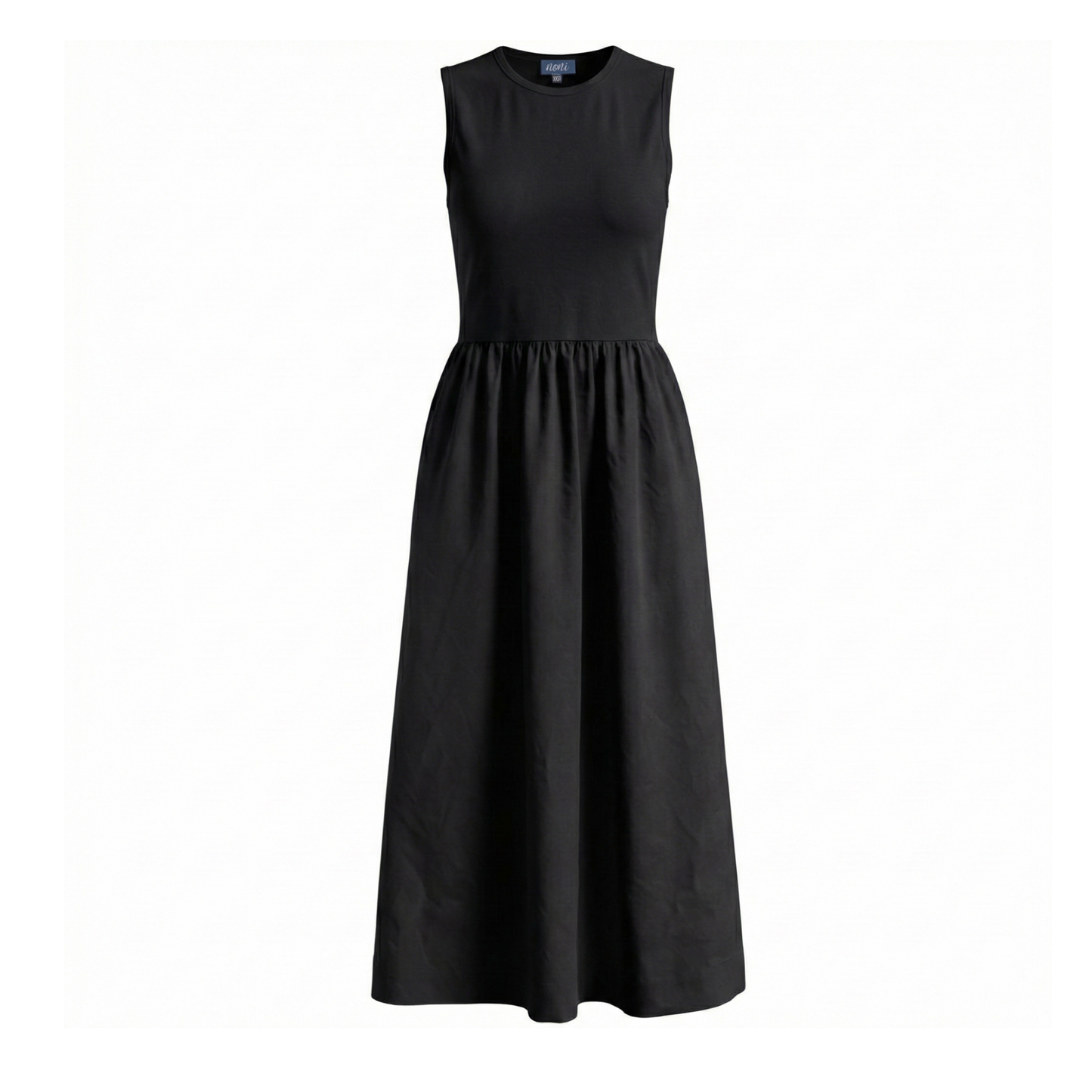 Noni Black Midi Sleeveless Jumper