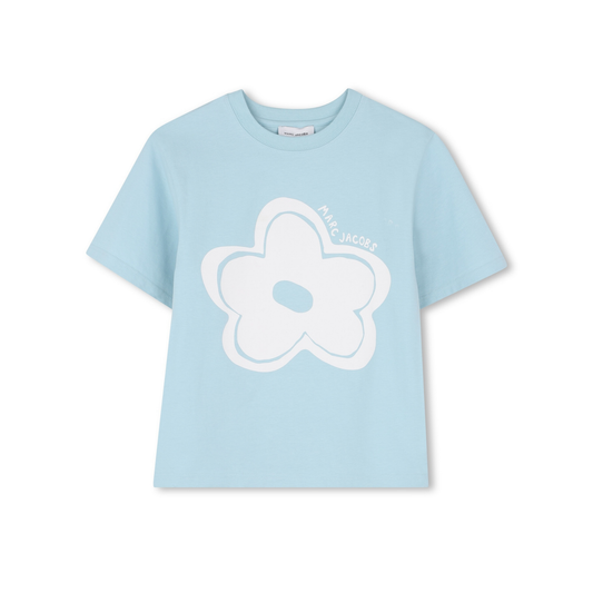 The Marc Jacobs Pale Blue Marguerite Short Sleeve Tee
