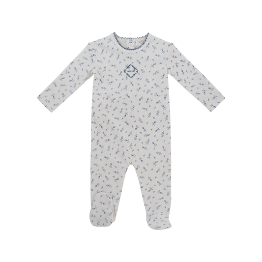 Kipp Baby Blue Petit Pois Footie