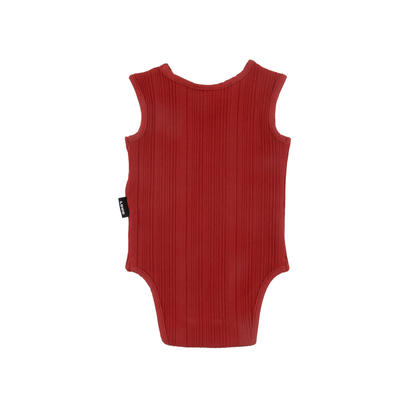 Loud Red Granita Romper
