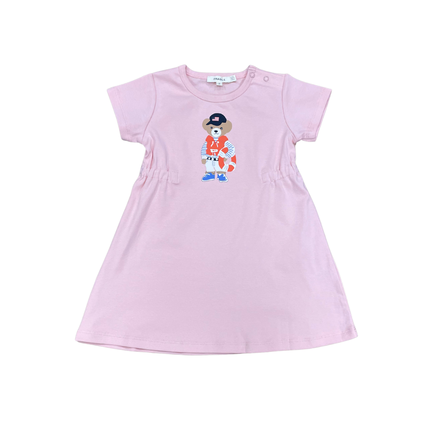 Fragile Pink Dress With Print