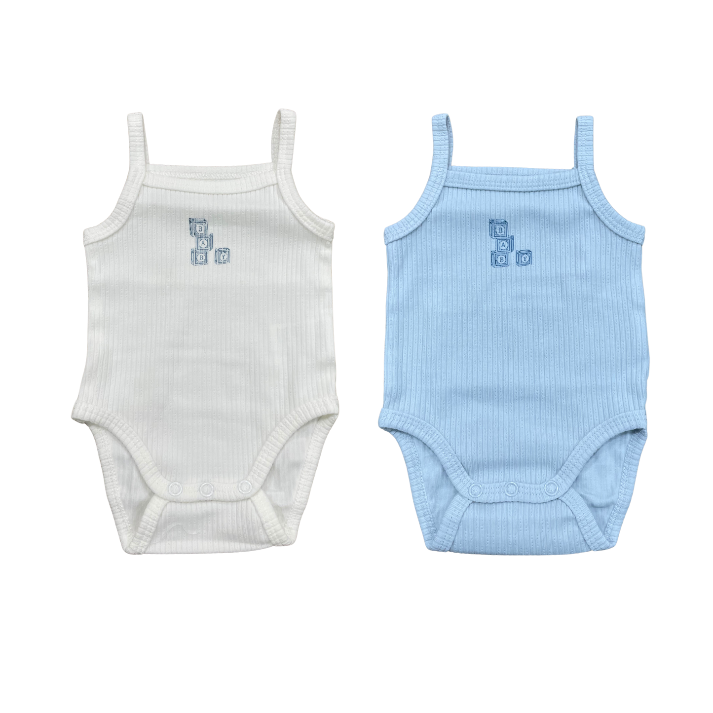 Kipp Baby Blue Baby Blocks Onesie Set