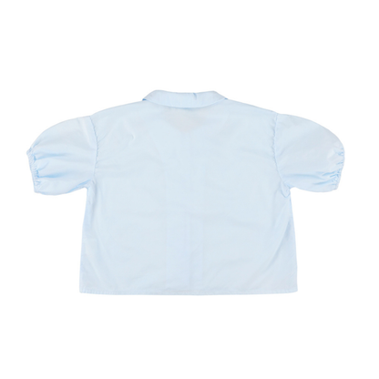 Morley Delicate Blue Xanon Check Top