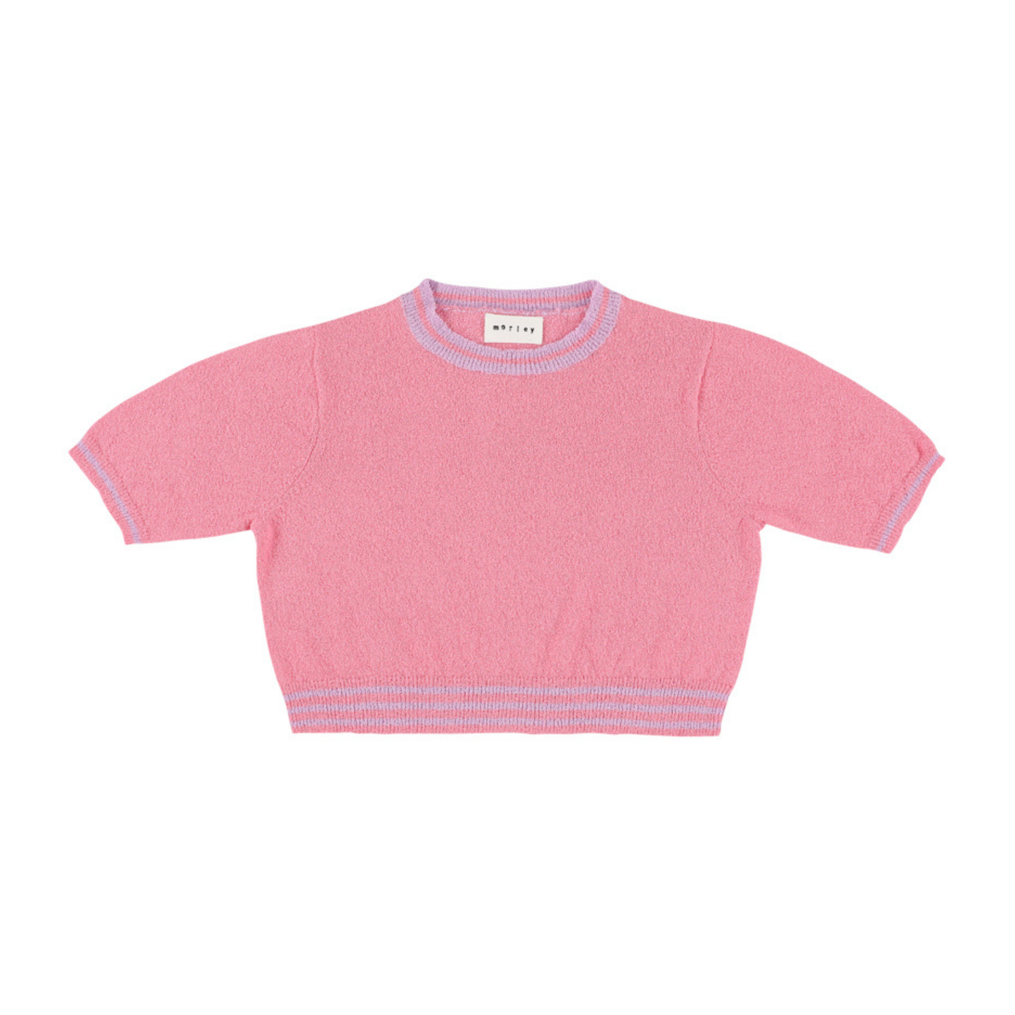 Morley Pink/Lilac Xane Soft Elbow Sleeve Top