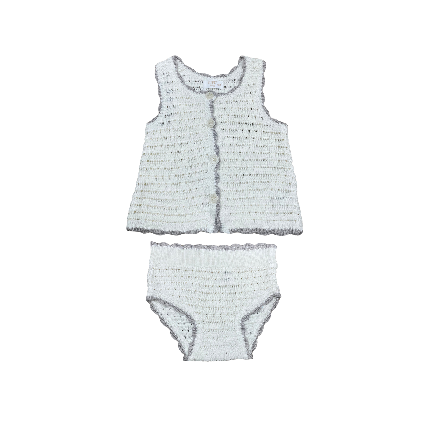 Kipp Baby Taupe Chunky Knit Set