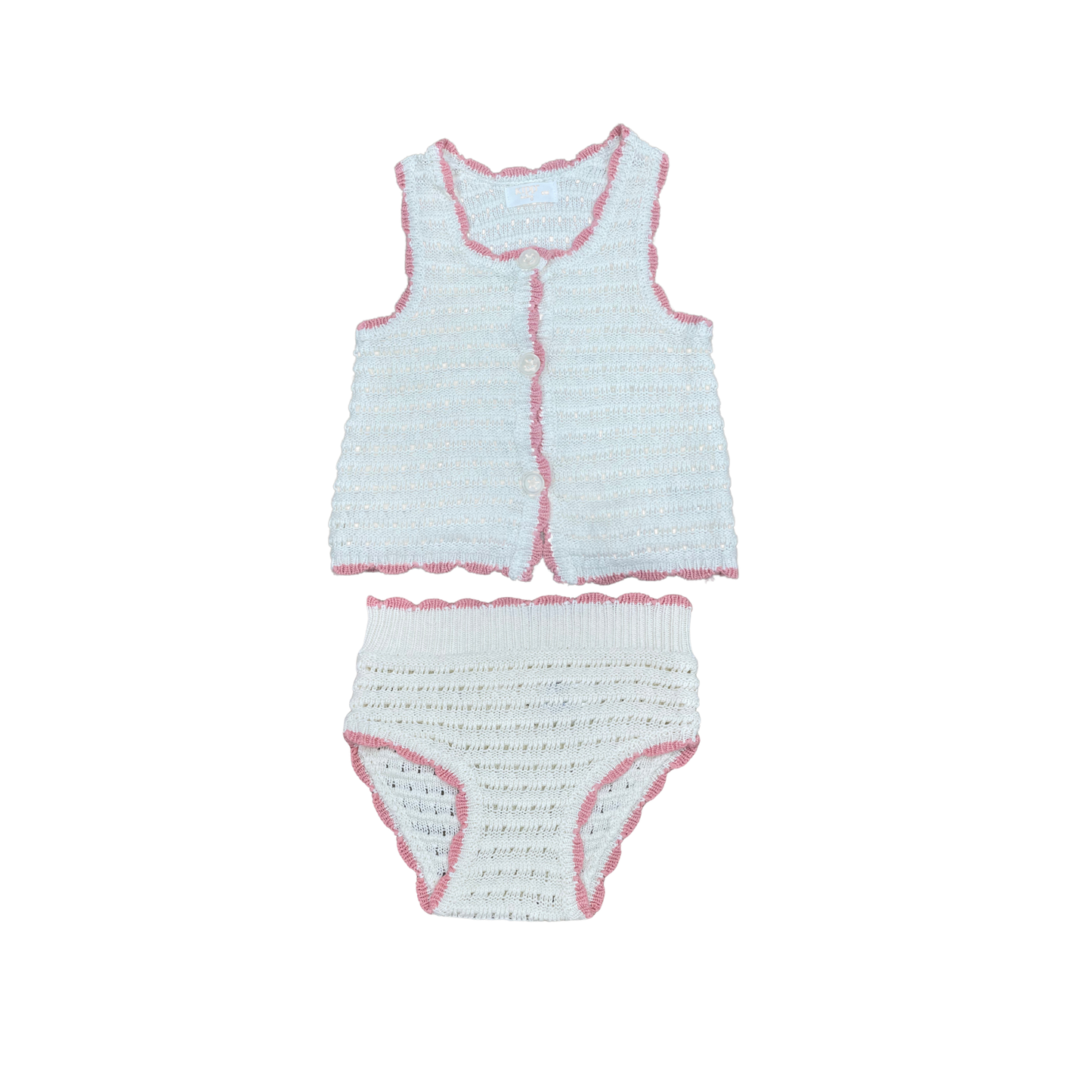 Kipp Baby Pink Chunky Knit Set