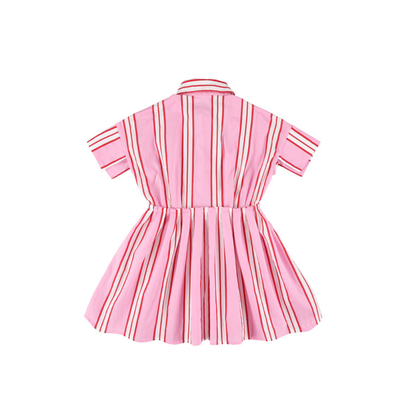 Morley Pink Xoe Crazy Stripe Dress