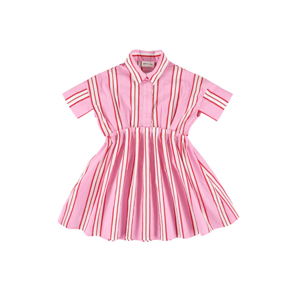 Morley Pink Xoe Crazy Stripe Dress