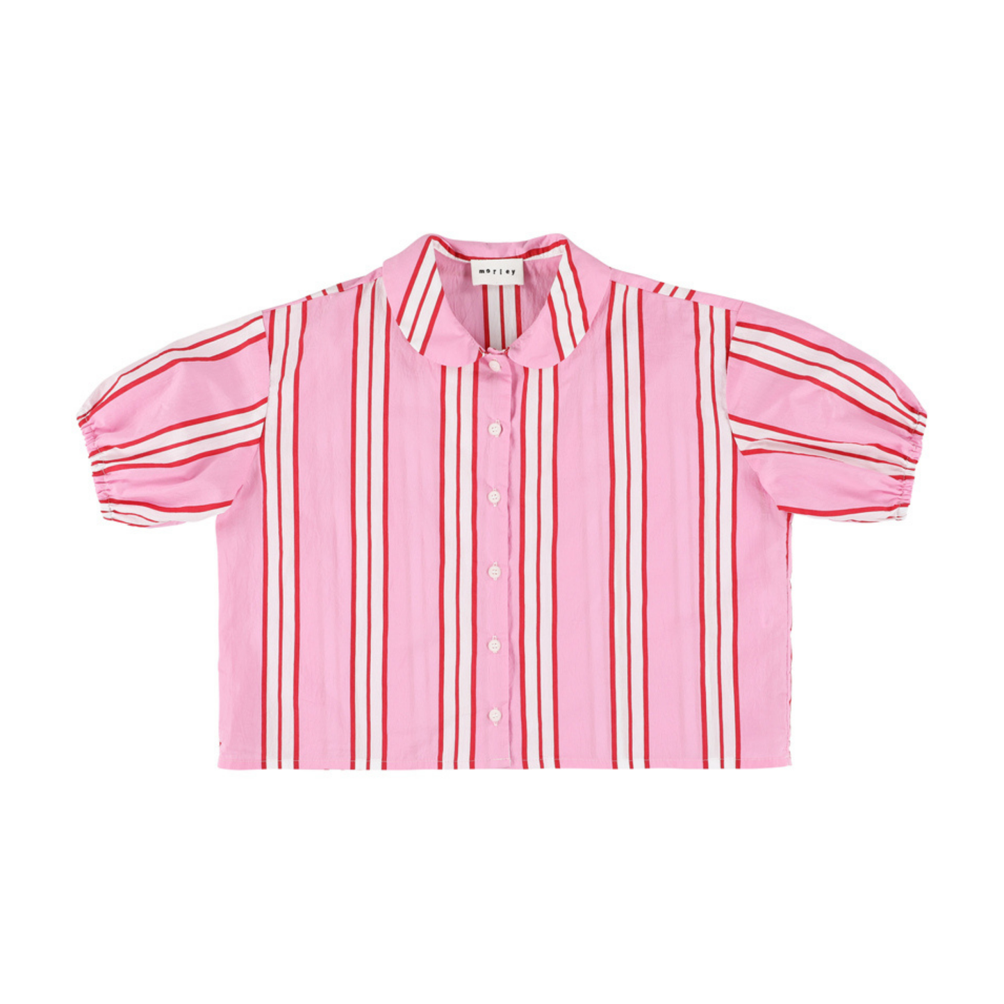 Morley Pink Xanon Crazy Stripe Shirt