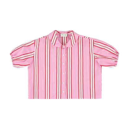 Morley Pink Xanon Crazy Stripe Shirt