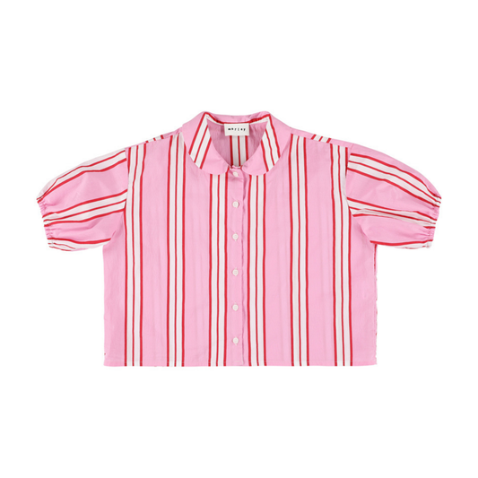 Morley Pink Xanon Crazy Stripe Shirt