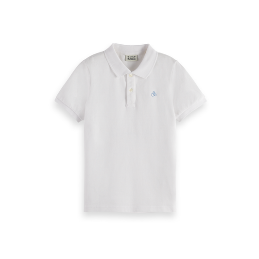 Scotch & Soda White Core - Garment Dyed Pique Polo