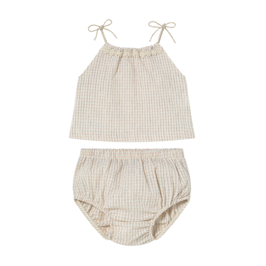 Li & Me Candy Sleeveless Blouse Bloomer Set