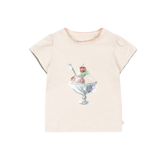 Konges Slojd Buttercream Famo Puff Tee