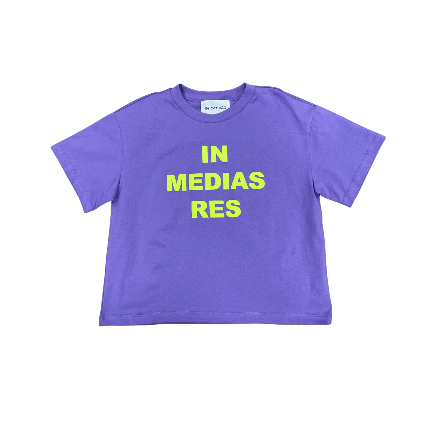 Be for all Purple In the Middle of Things Short Sleeve Tee