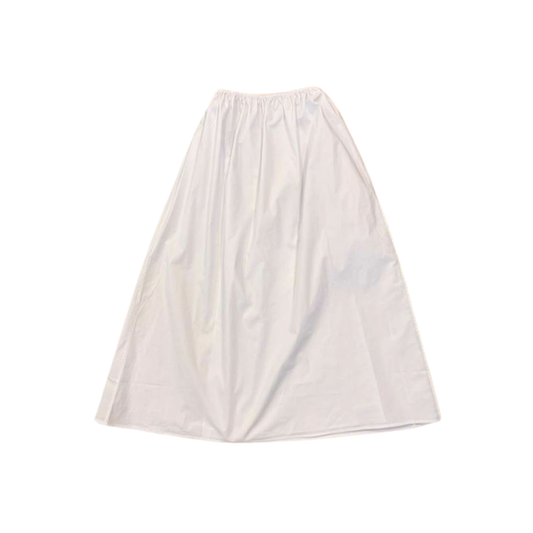Be for all White Long Plain Skirt