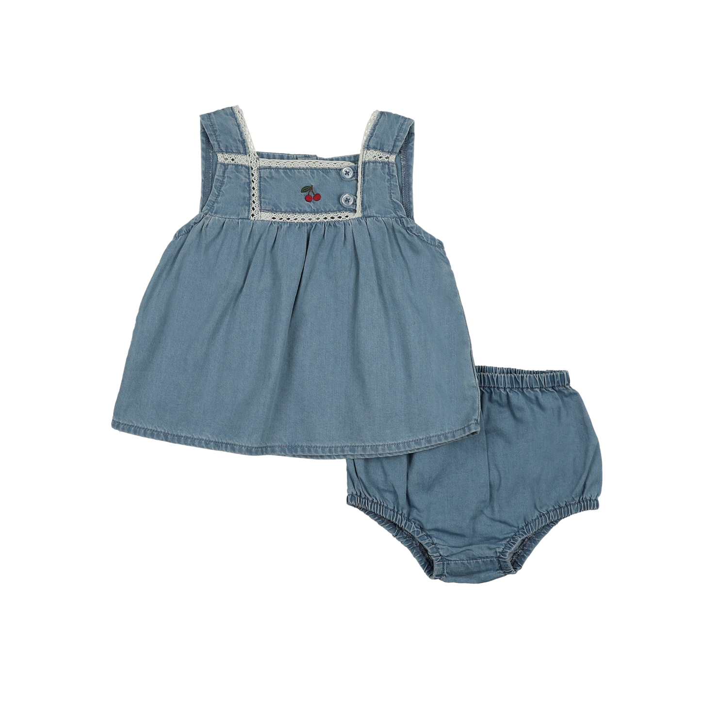 Analogie Blue Tencel Denim Capsule Toddler Set