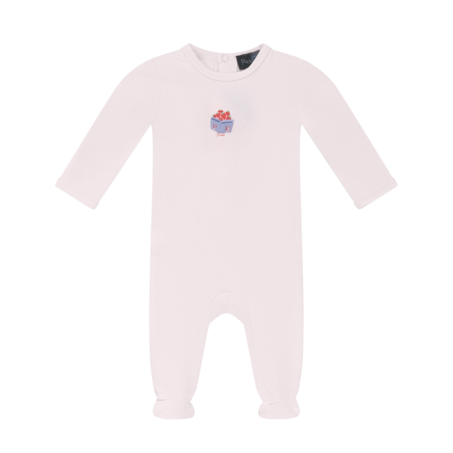 Puddles Pink Sorbet Cotton Spandex Berry Box Onesie