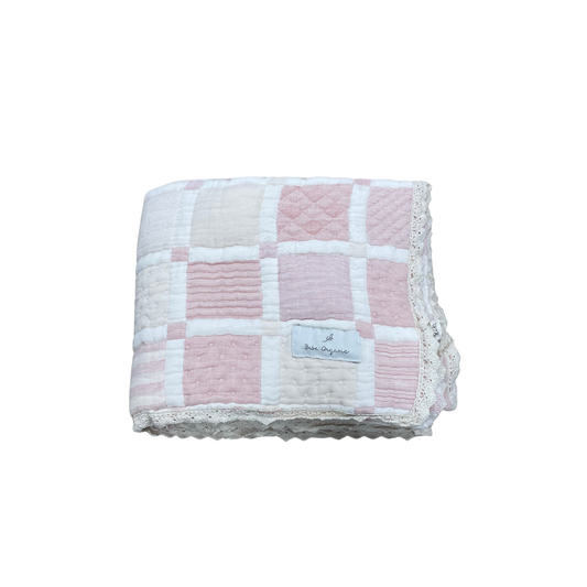 Bebe Organic Dusty Rose Mai Blanket