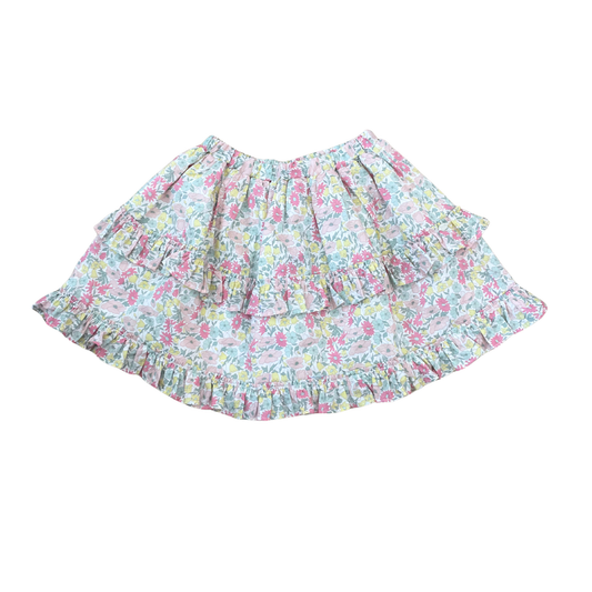Tartine Et Chocolat Citrus Ruffle Floral Short Skirt