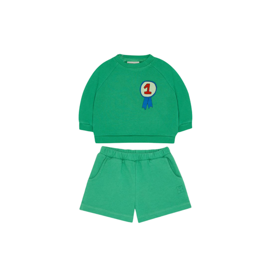 The Campamento Green Number One Shorts Set