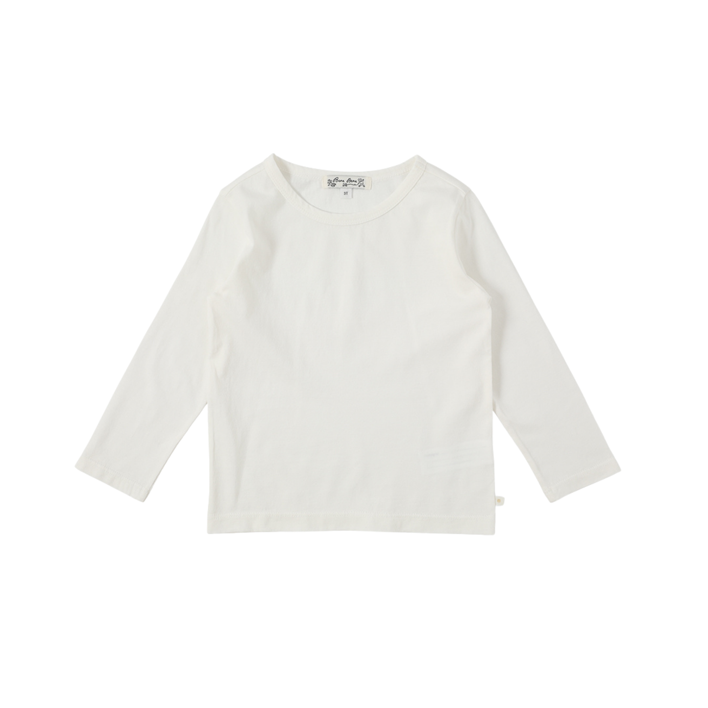 Bene Bene Ivory Cotton Basic T-Shirt