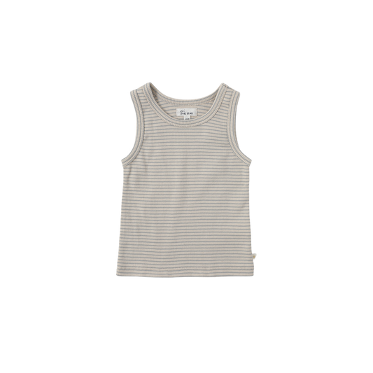 Bene Bene Grayish Blue Bene Stripe Sleeveless