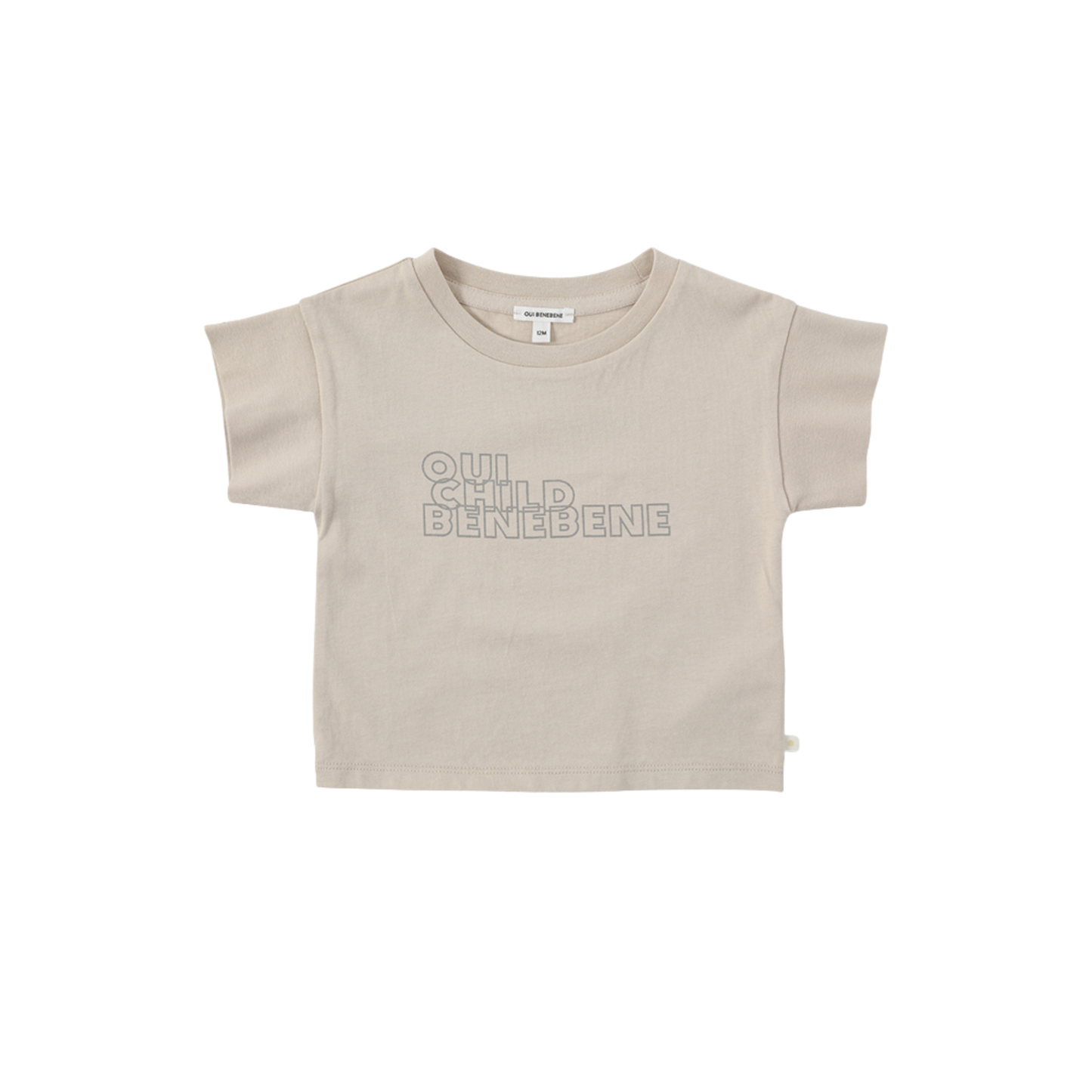 Bene Bene Beige Oui Half T-Shirt