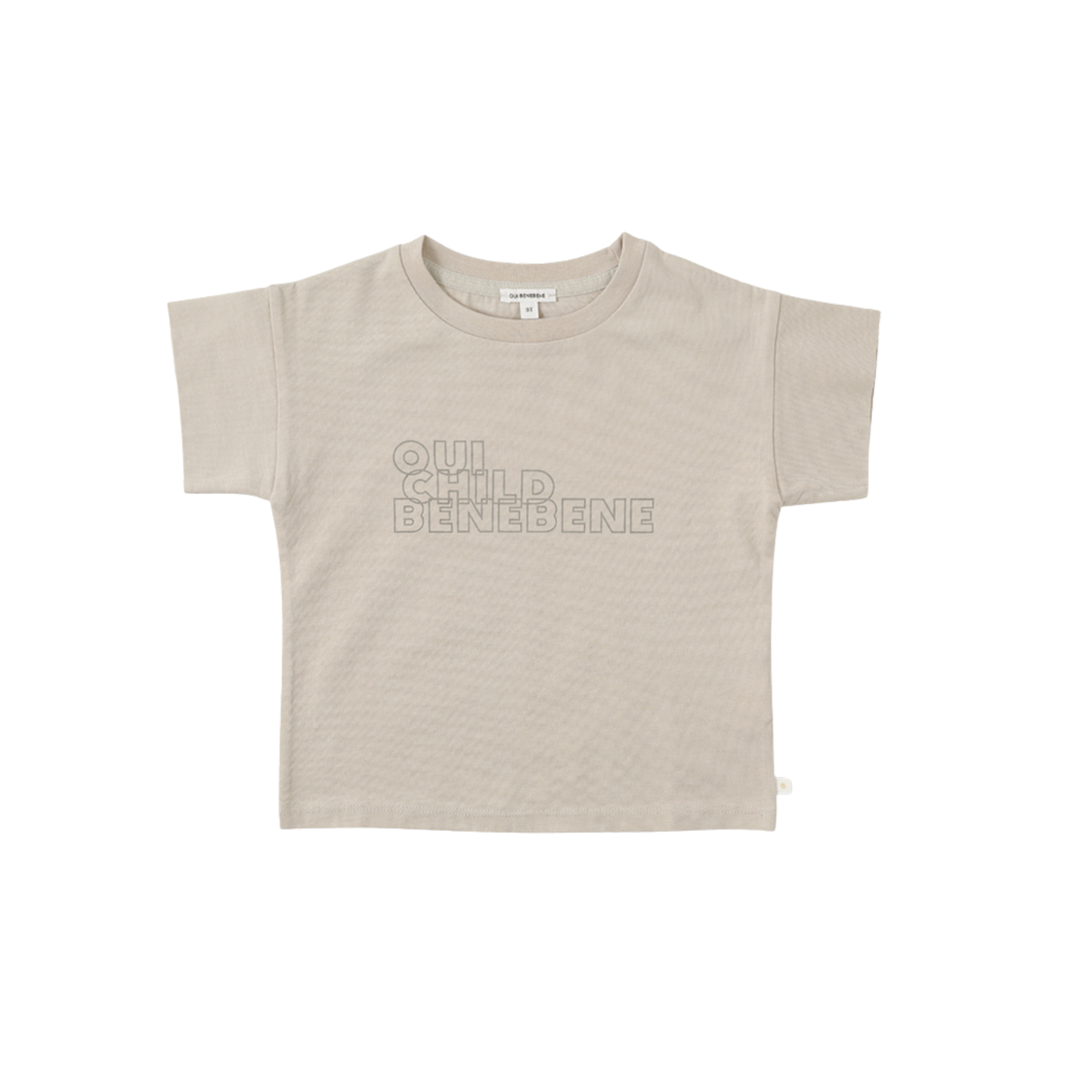 Bene Bene Beige Oui Half T-Shirt