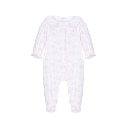 Patachou Pink/White Footie