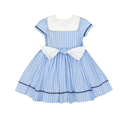 Antoinette Paris Blue Riviera Blue Stripe Dress