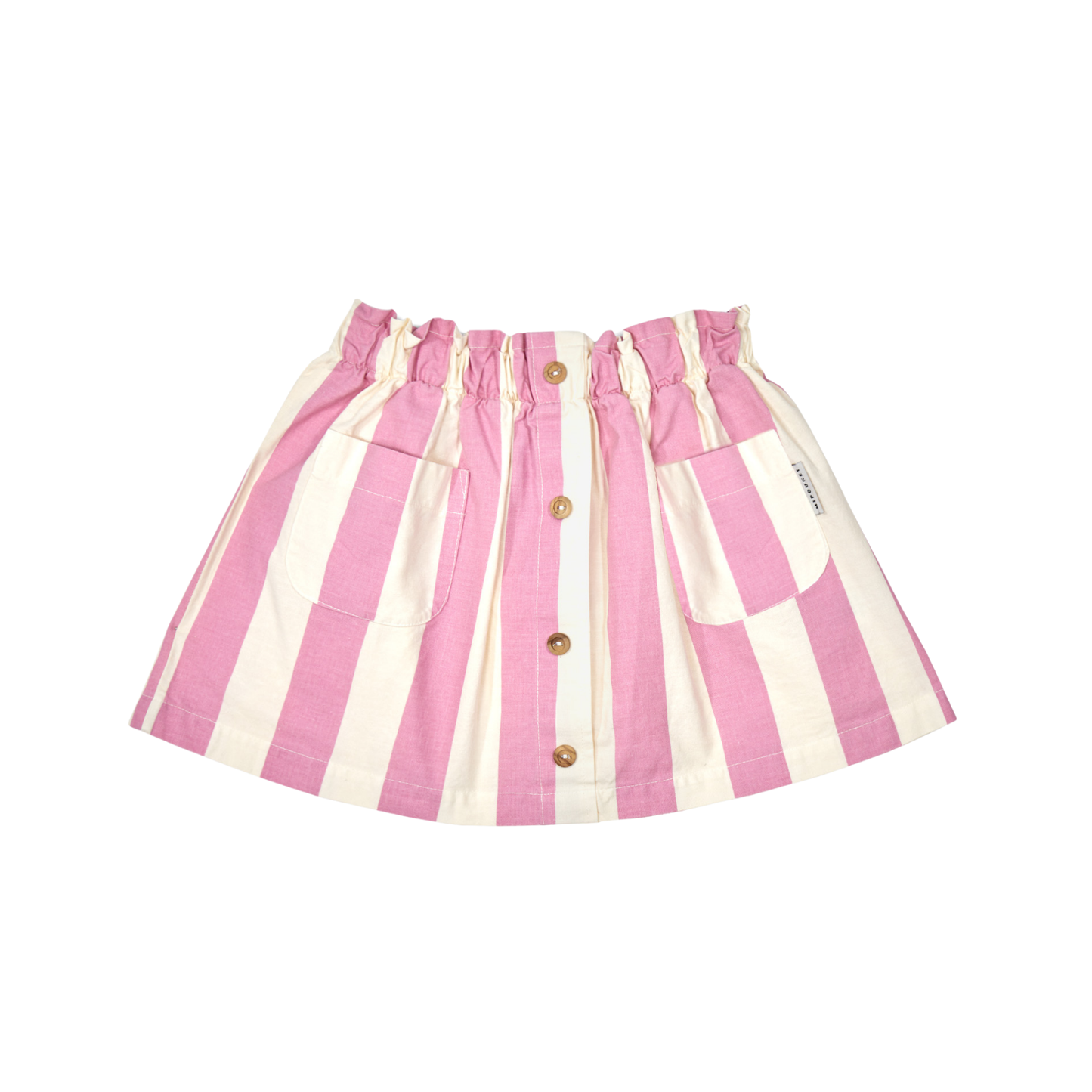 Mipounet Ecru/Pink Claude Short Skirt