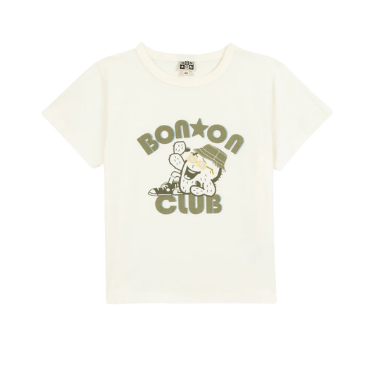 Bonton Ecru Bonton Club Short Sleeve Tee