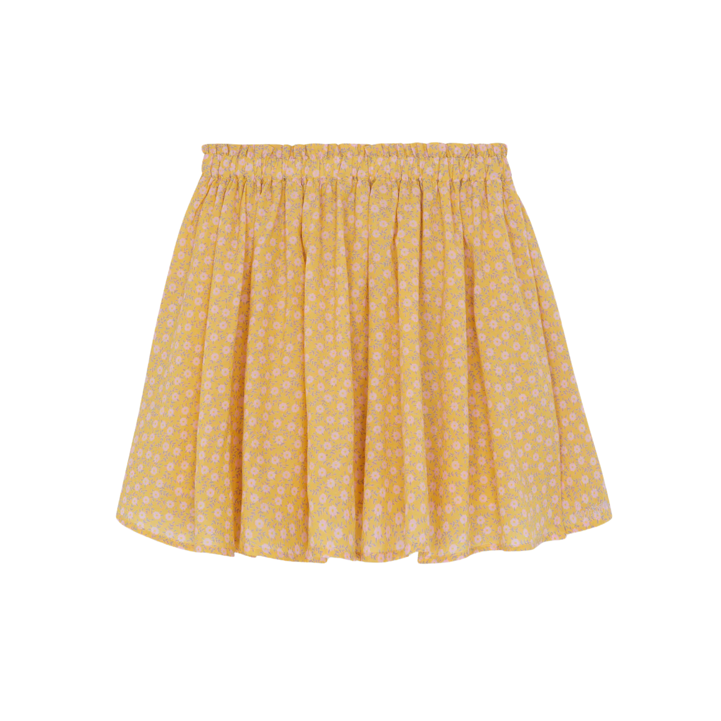 Bonton Yellow Flower Petals Skirt