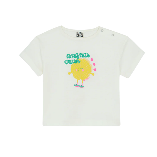 Bonton Ecru Anana Short Sleeve Tee