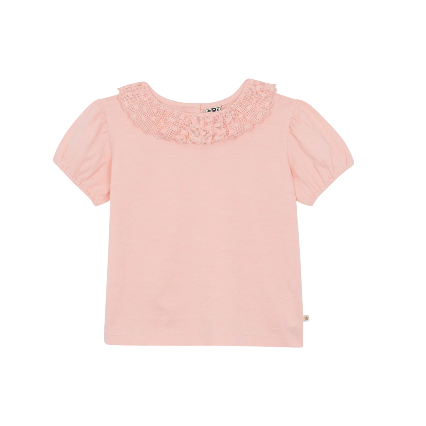 Bonton Rose Sunset Niris Ruffle Short Sleeve Tee