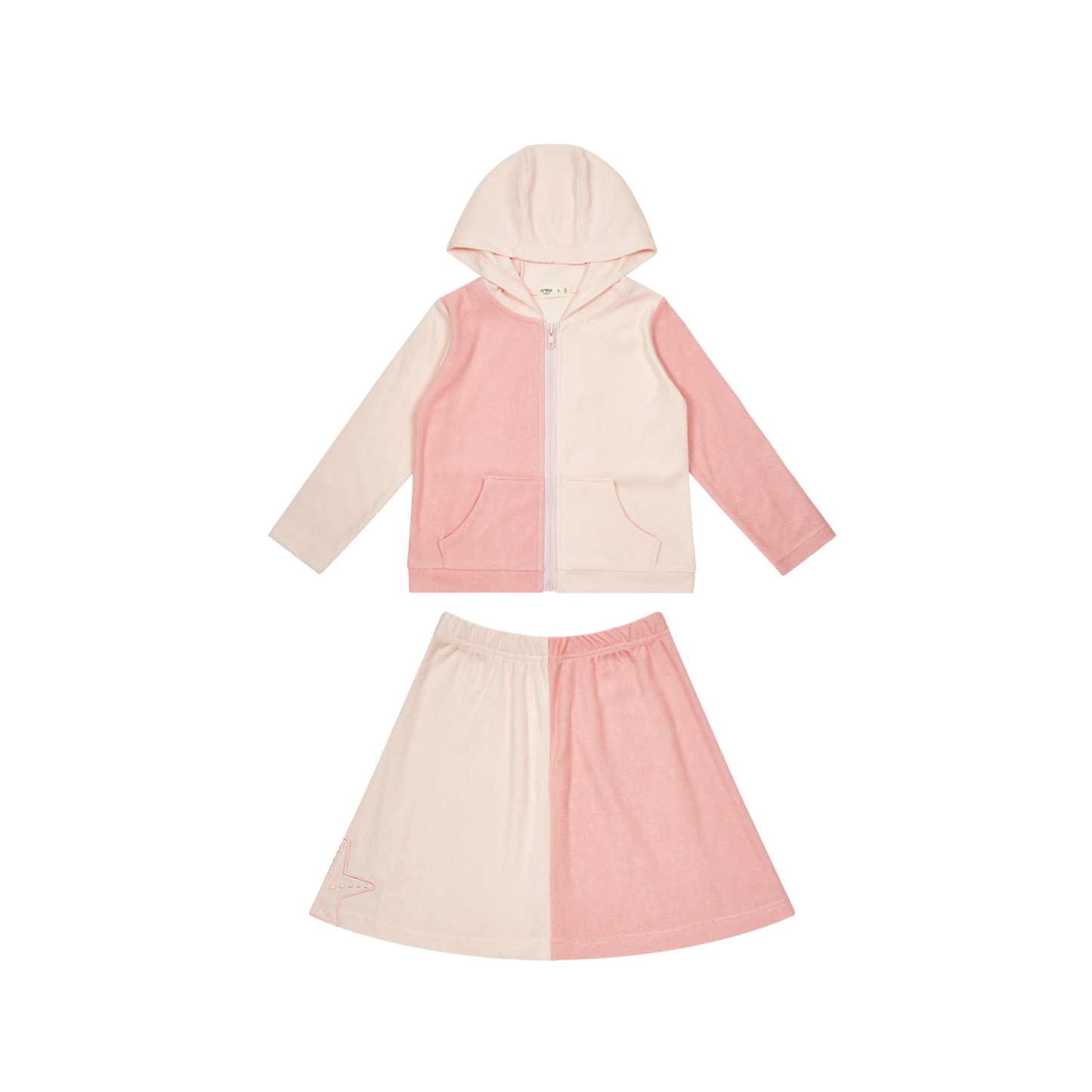 Crew Swim Pink Sorbet Beach Terry Set