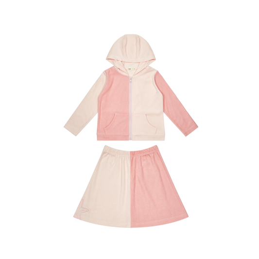 Crew Swim Pink Sorbet Beach Terry Set