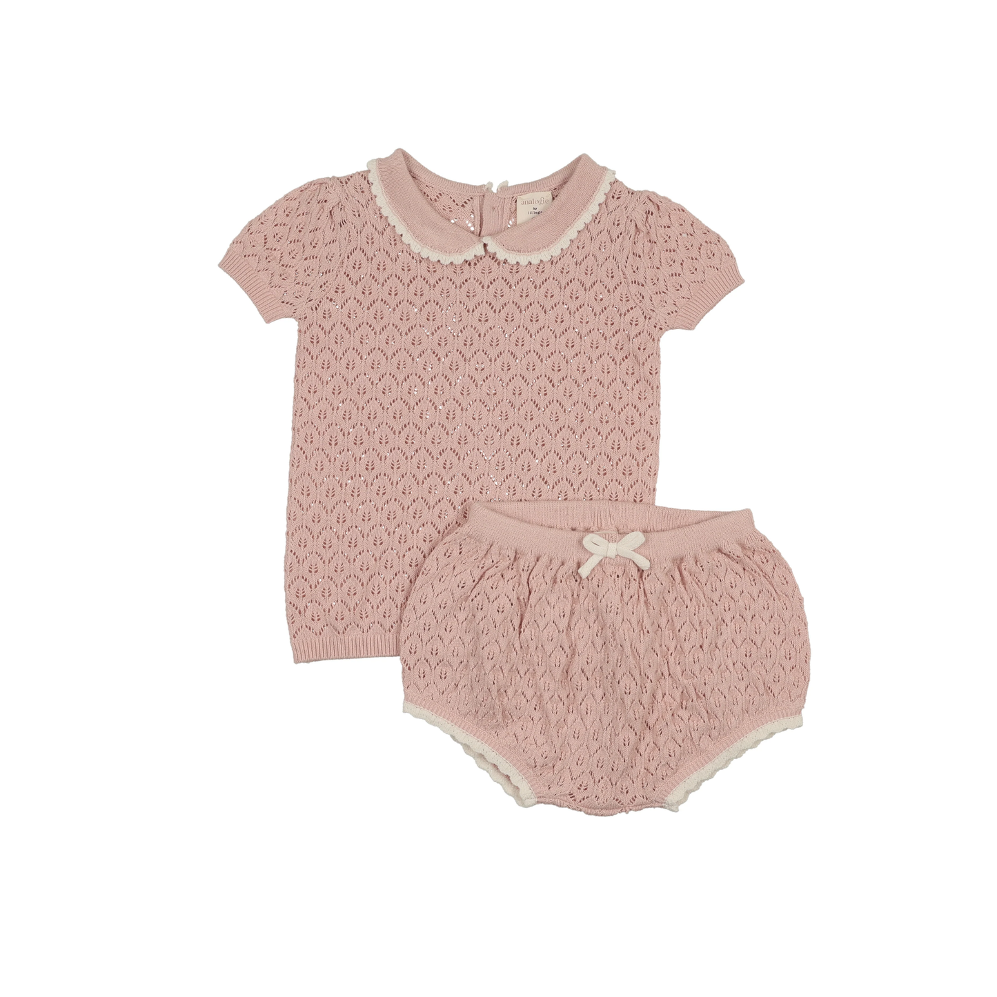 Analogie Bud Pink Knit Set