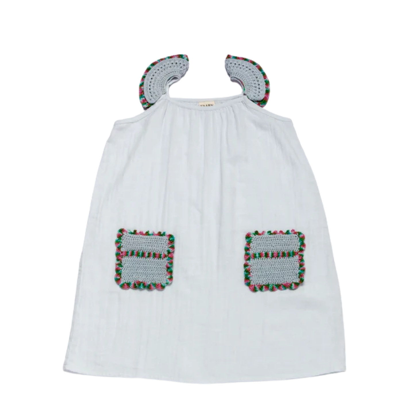 Yaarn Blue Susy Frill Dress