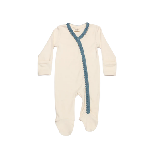 Yaarn Sky/Beige Quincy Footie